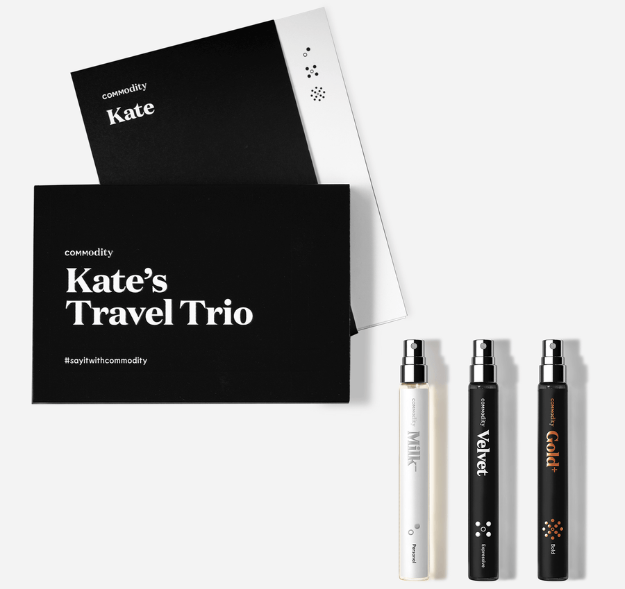 Le trio de voyage de Kate